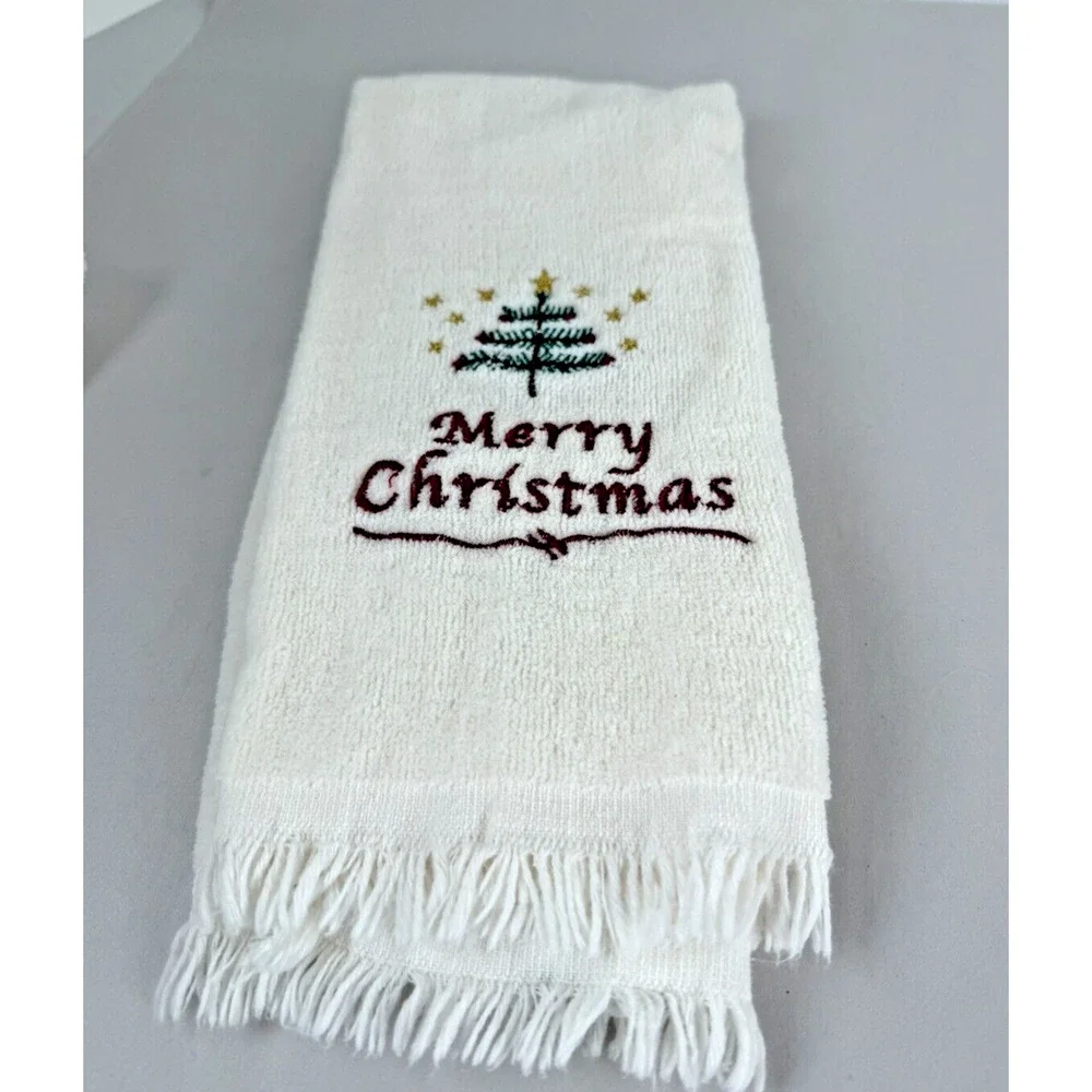 Christmas Towels 3 Hand Towels Merry Christmas Theme Season Bright Brand